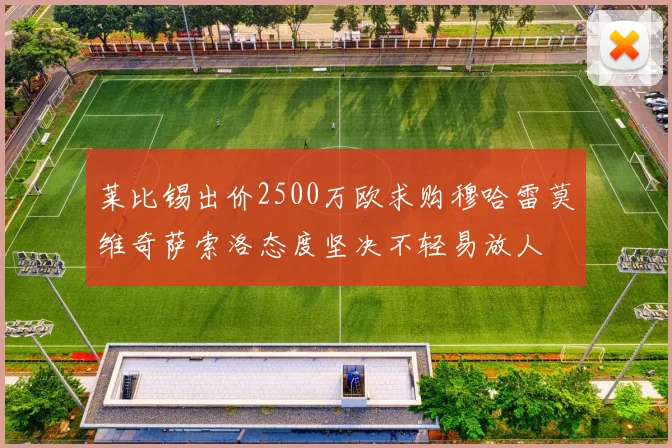 莱比锡出价2500万欧求购穆哈雷莫维奇萨索洛态度坚决不轻易放人